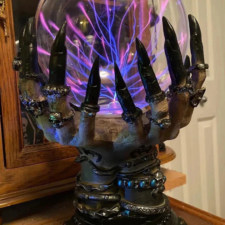 DarkEnergy - Mystic Sphere Lampe med gotisk hånd