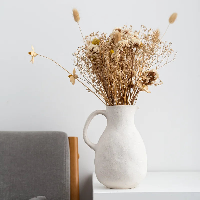 GlossyCharm - Tekstureret keramisk vase