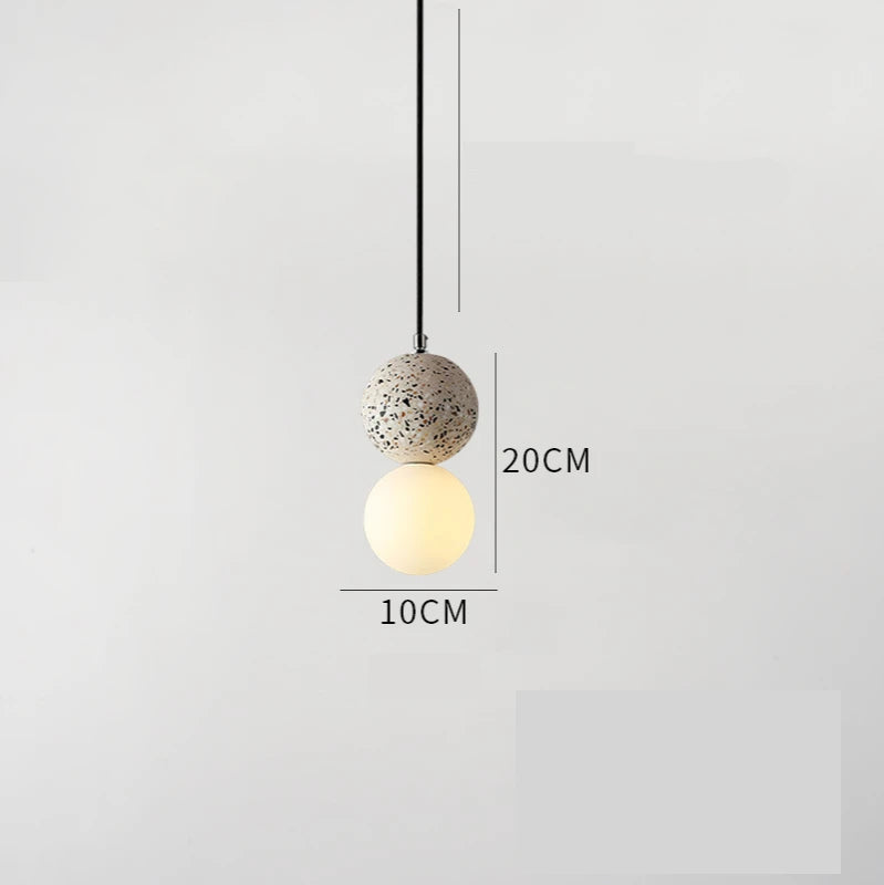 LumiOrb – Minimalistisk pendel med glasskærm
