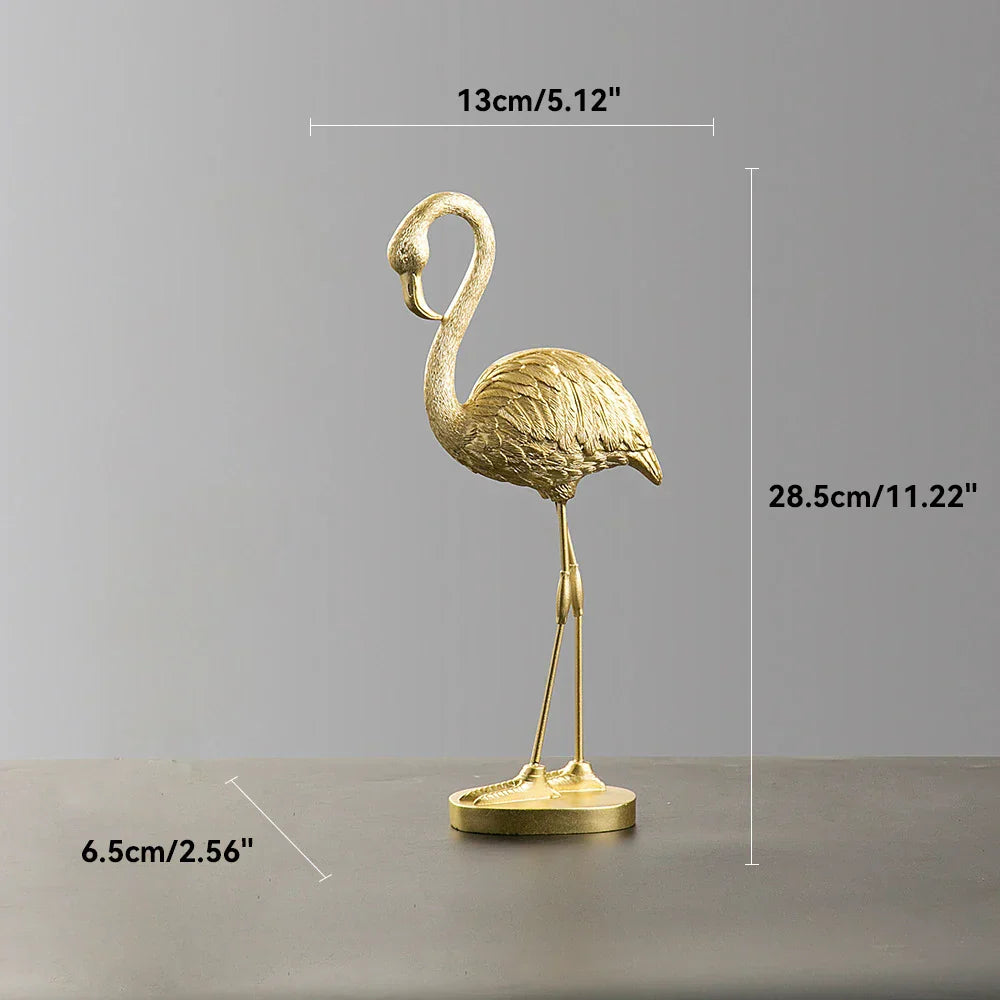 Flamora Dekorativ Flamingofigur – Elegance og Unik Karakter til Dit Hjem