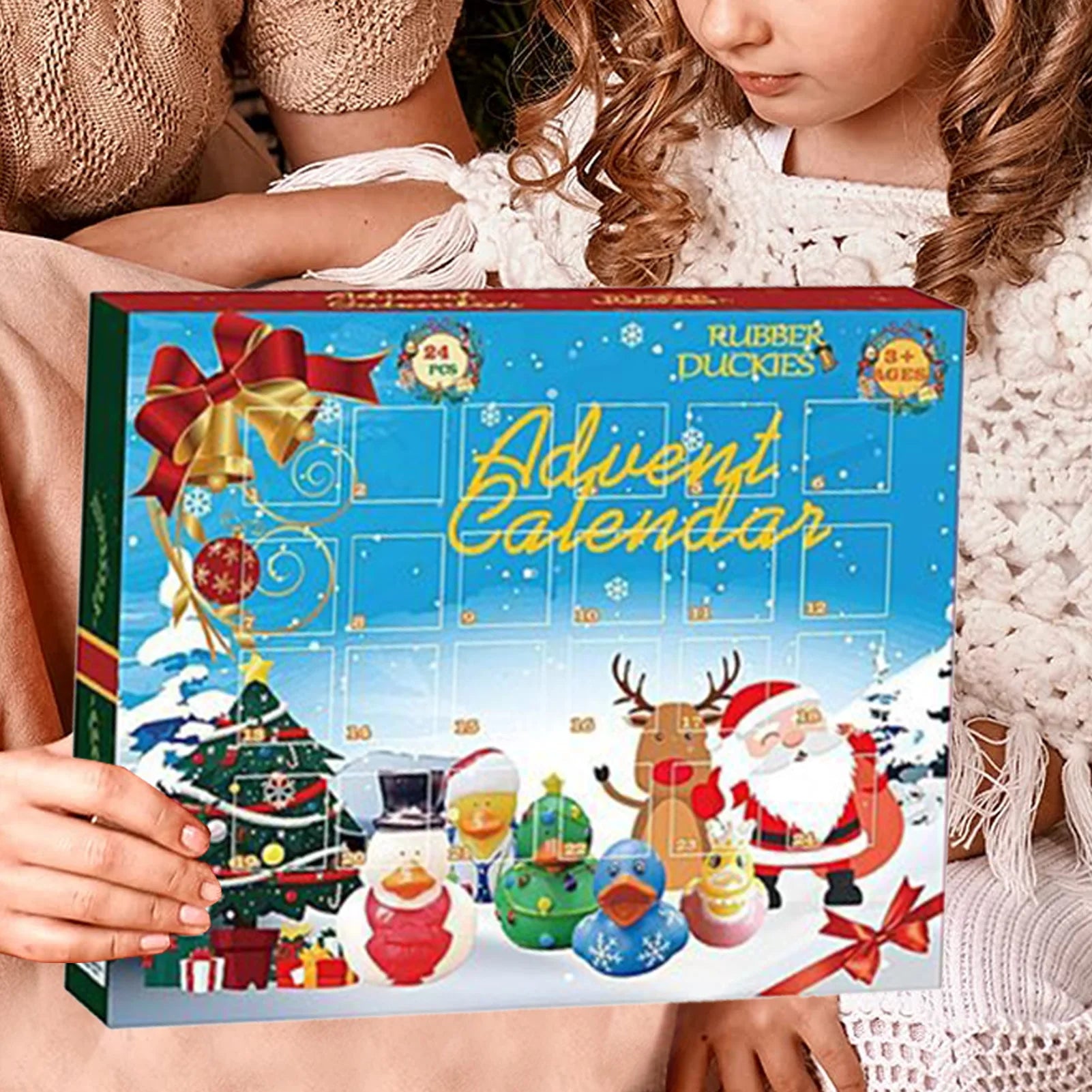 Julenedtælling Gummiand-adventskalender