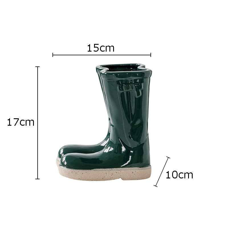 BloomBoots - Unik blomstervase i støvledesign