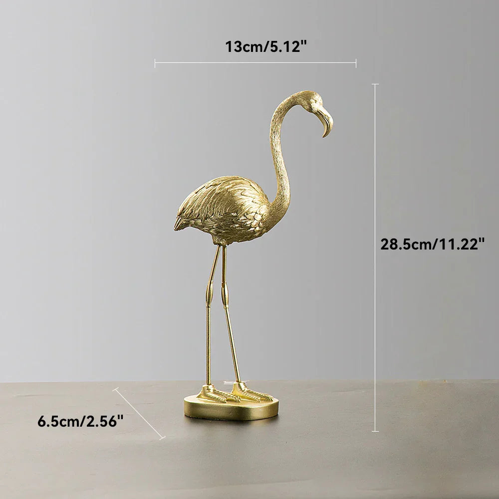 Flamora Dekorativ Flamingofigur – Elegance og Unik Karakter til Dit Hjem