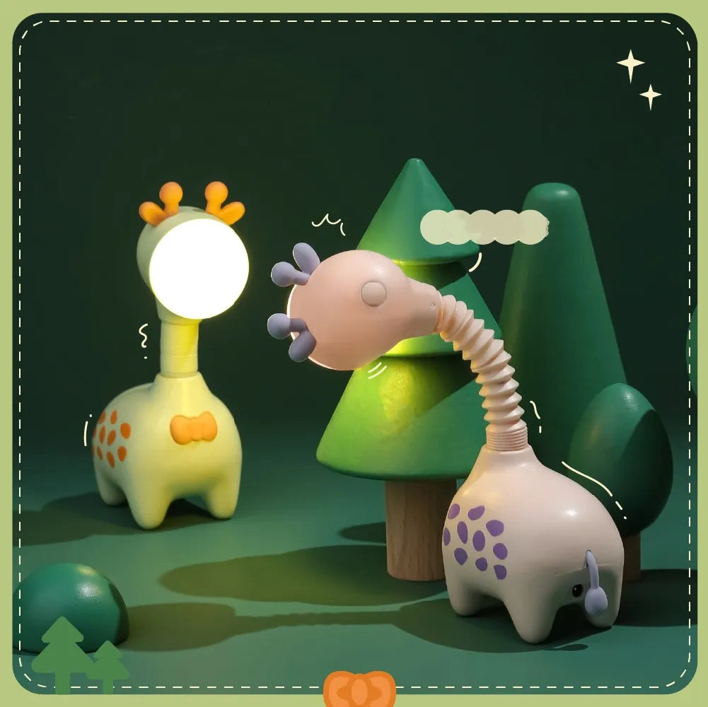 GiraLume - Girafformet bordlampe med fleksibel hals