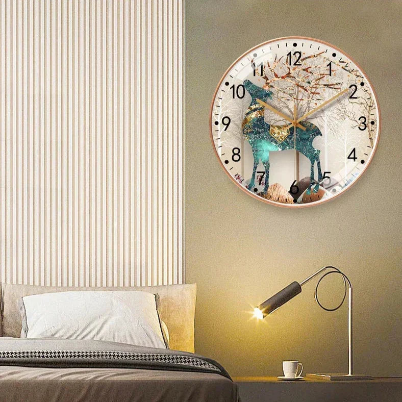 ScandiTick Elegant Vægur – Moderne Design til Enhver Indretning