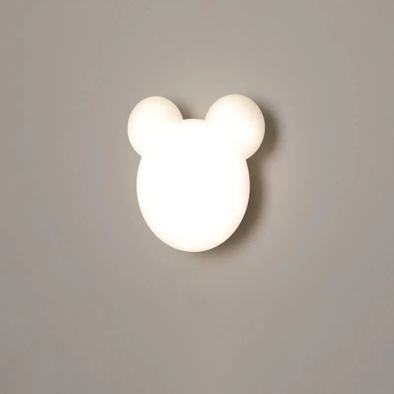 LED-væglampe med tegneseriebjørn