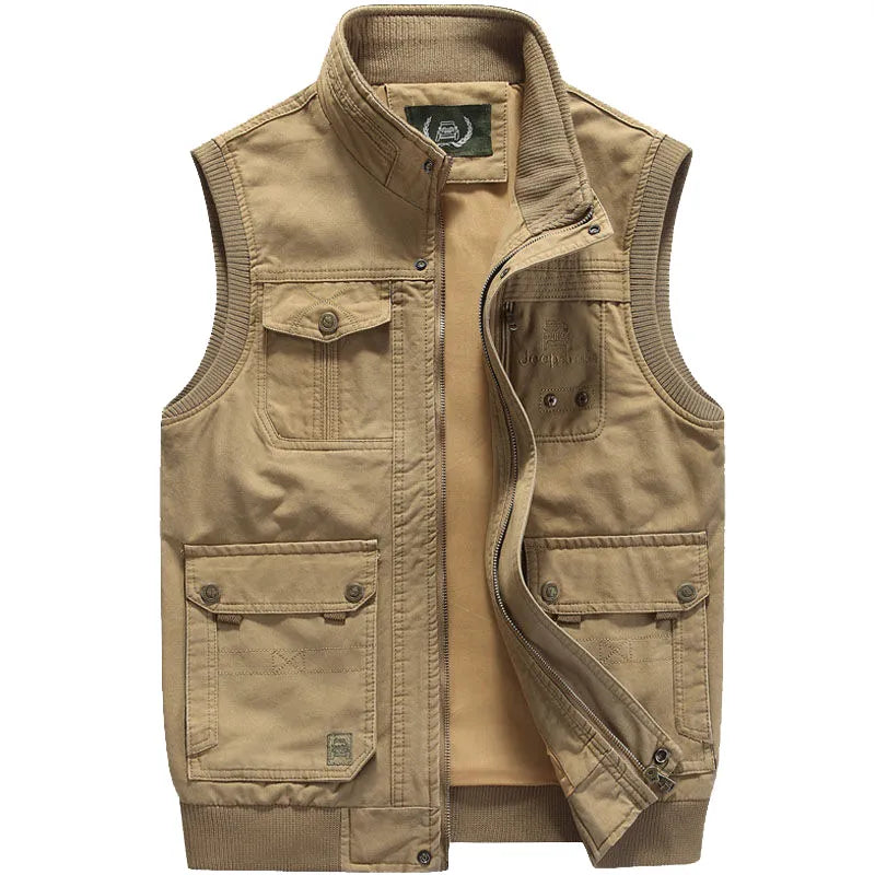 Martin - Mænds Utility ærmeløs jakke med multi-pocket design