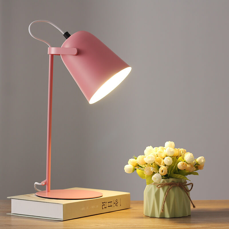 LumiTouch – Minimalistisk Bordlampe med Stativfod og Berøringsfølsom Betjening