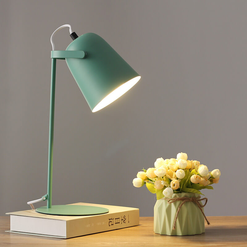 LumiTouch – Minimalistisk Bordlampe med Stativfod og Berøringsfølsom Betjening