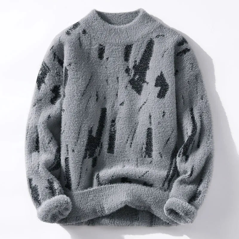 Chris Behagelig Grafisk Sweater