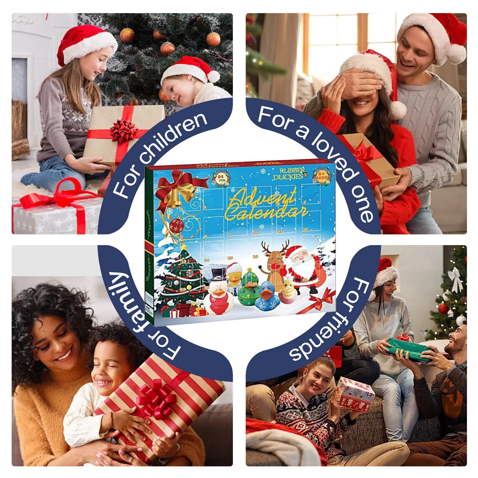 Julenedtælling Gummiand-adventskalender