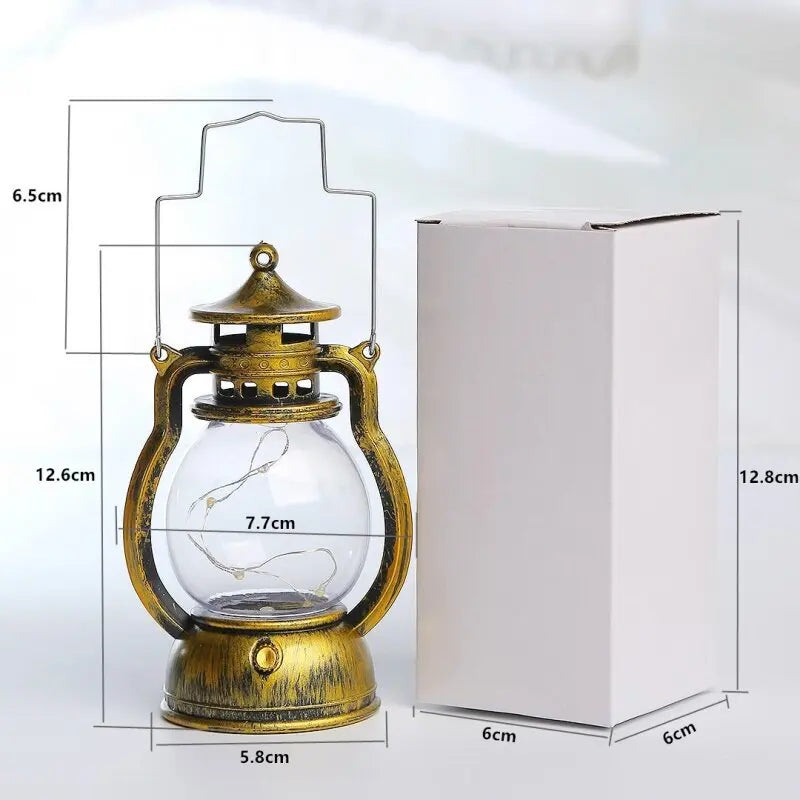 RetroGlow Elegant Lanterne – Stemningsfuld Belysning til Inde & Ude