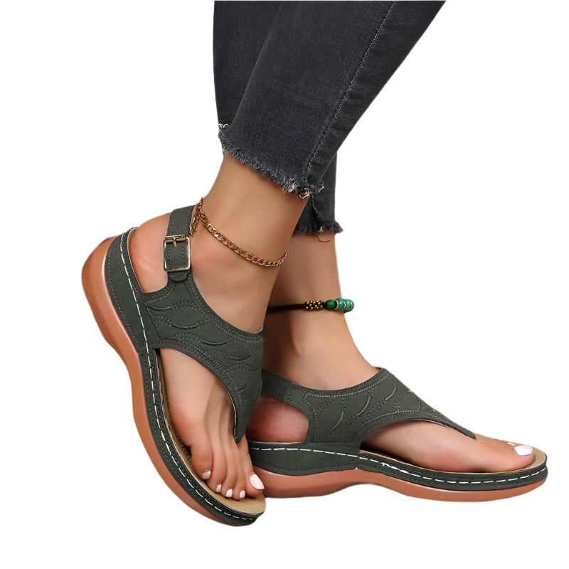 Clara - Ergonomiske sandaler til kvinder med støttende fodseng