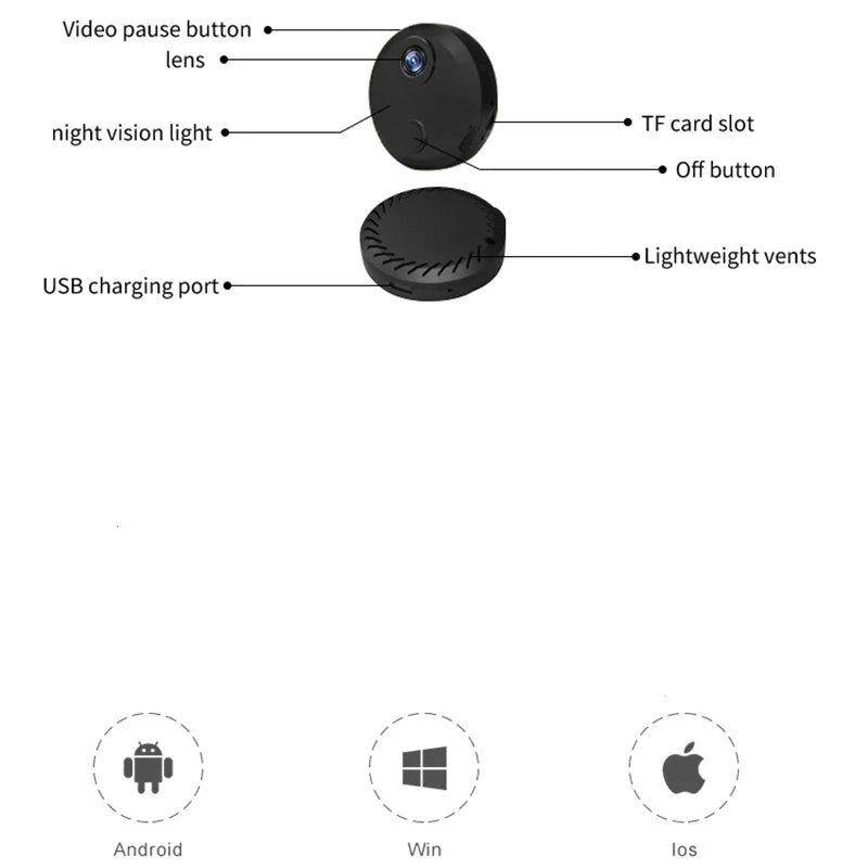 Q15 HD Night Vision WiFi-sikkerhedskamera