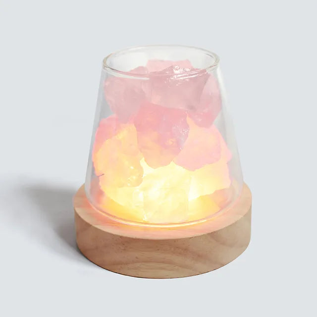 CrimsonEmber – Oplyst krystalbordlampe