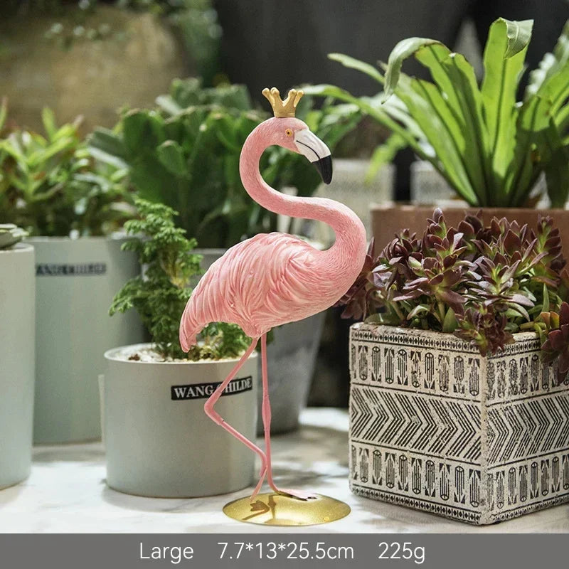 Flamora Dekorativ Flamingofigur – Elegance og Unik Karakter til Dit Hjem