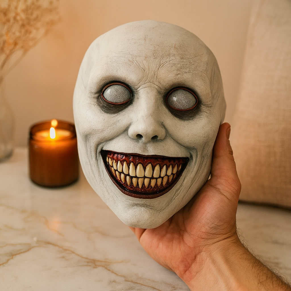 Uhyggelig dæmonmaske – Halloween cosplay rekvisit