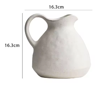 GlossyCharm - Tekstureret keramisk vase