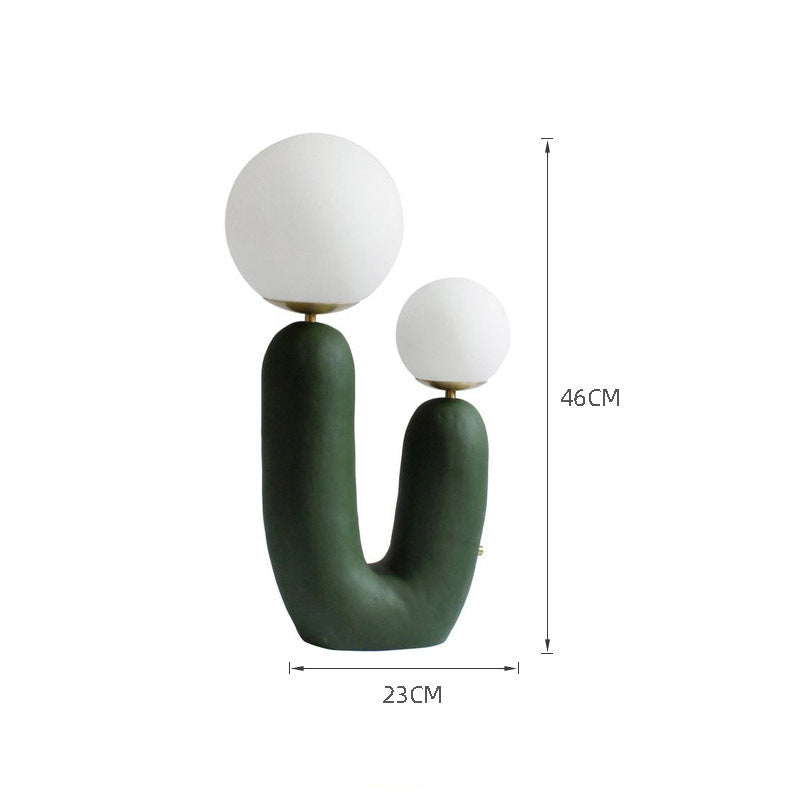 TwoLight - Dobbelt globus moderne bordlampe