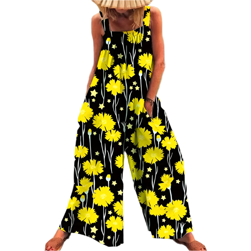 Clarissa - Jumpsuit med bohemeagtig drift