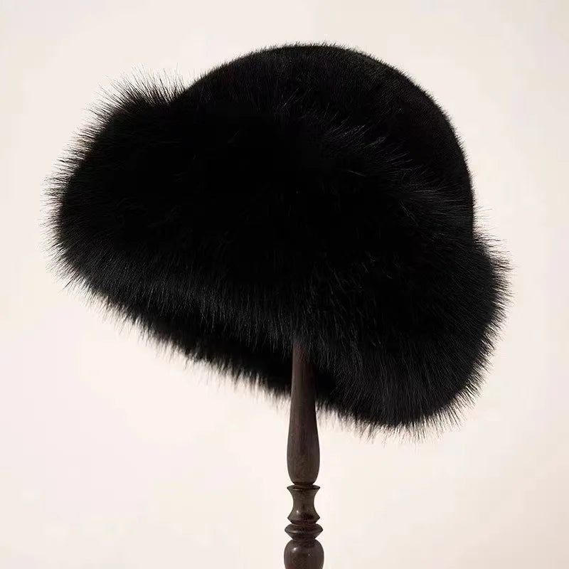 Sophie Luxe imiteret pelshat – varmt, elegant vintertilbehør til sofistikeret stil