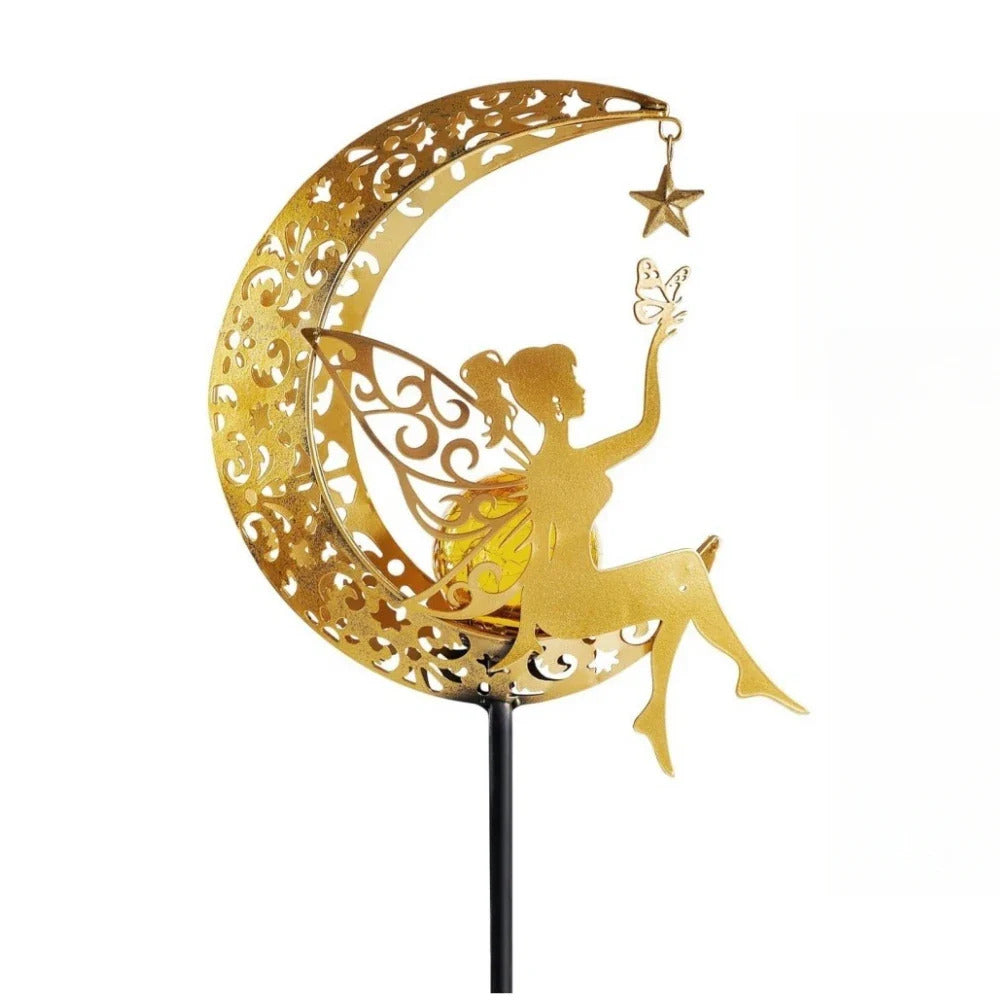Fortryllende Solar Moon Garden Light