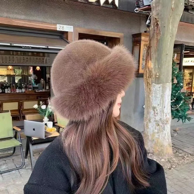 Sophie Luxe imiteret pelshat – varmt, elegant vintertilbehør til sofistikeret stil
