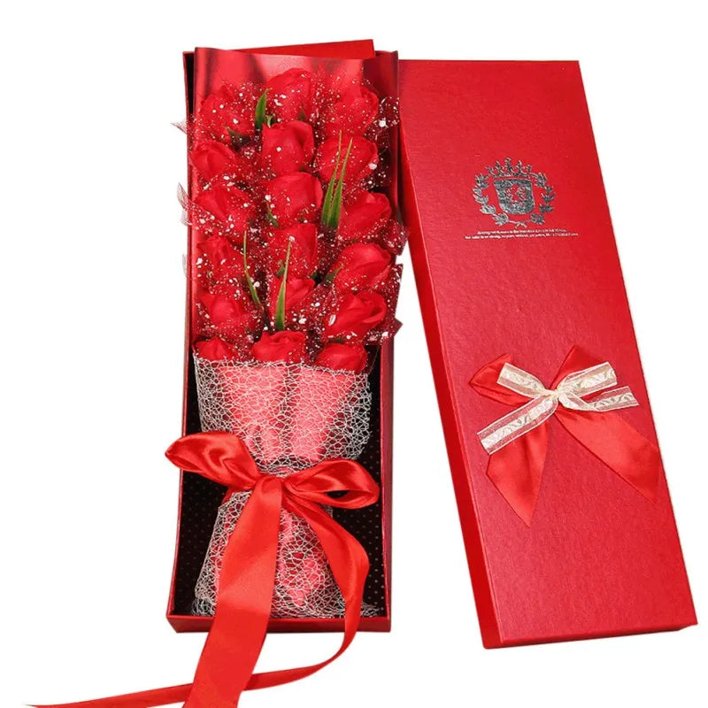 1 stk. håndlavet rosen-sæbe-blomsterbuket