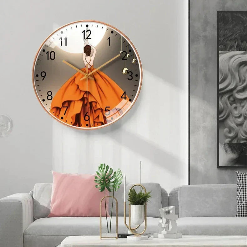 ScandiTick Elegant Vægur – Moderne Design til Enhver Indretning