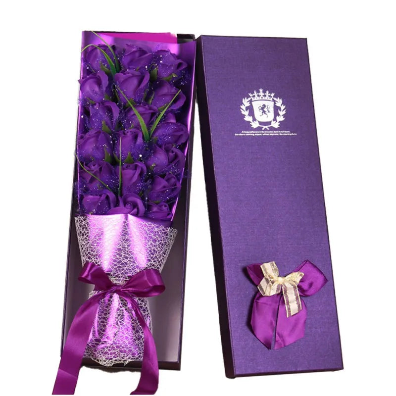 1 stk. håndlavet rosen-sæbe-blomsterbuket