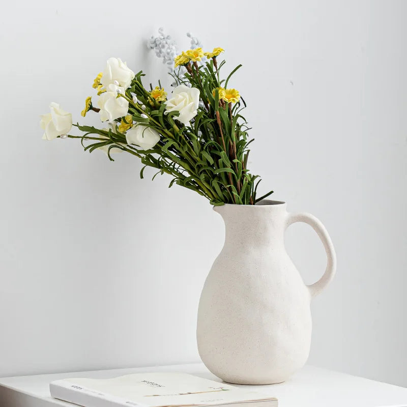 GlossyCharm - Tekstureret keramisk vase