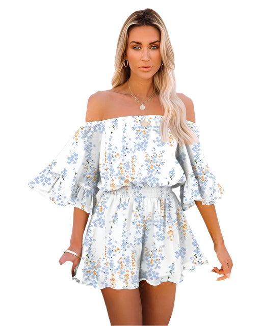 Lyra – Off-Shoulder Jumpsuit med Feminint Snit
