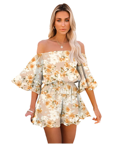 Lyra – Off-Shoulder Jumpsuit med Feminint Snit