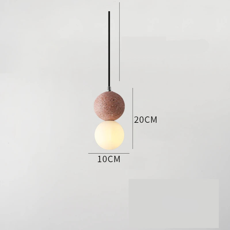 LumiOrb – Minimalistisk pendel med glasskærm