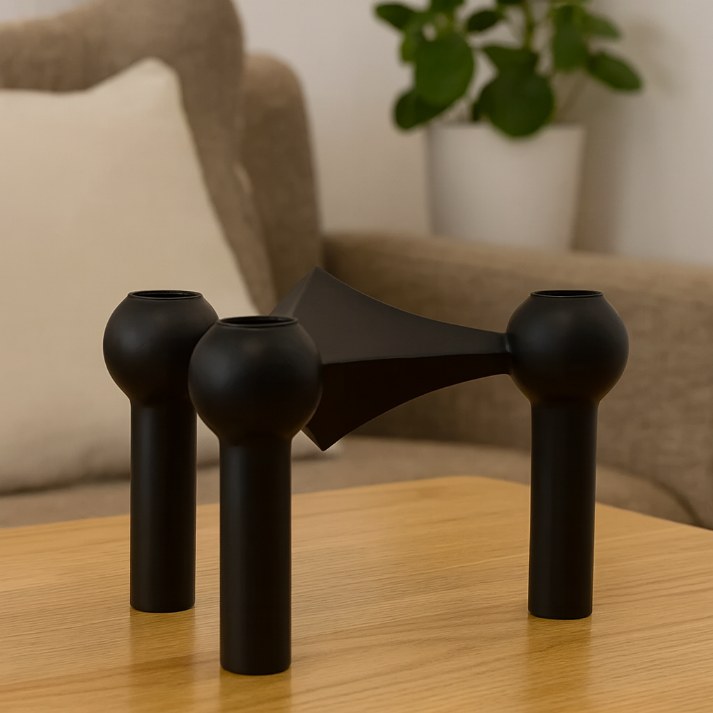 Silverscape | Moderne nordisk lysestage