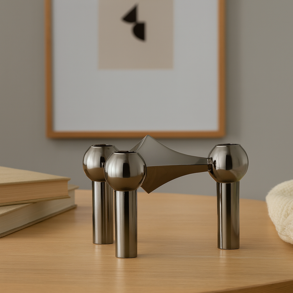 Silverscape | Moderne nordisk lysestage