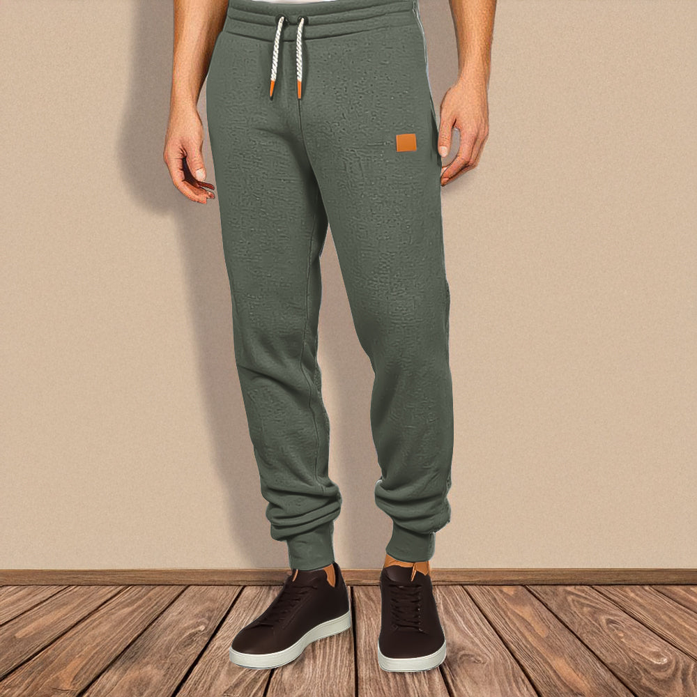 Simon Herre Sweatpants – Ensfarvede Joggingbukser