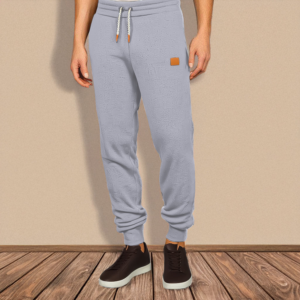 Simon Herre Sweatpants – Ensfarvede Joggingbukser