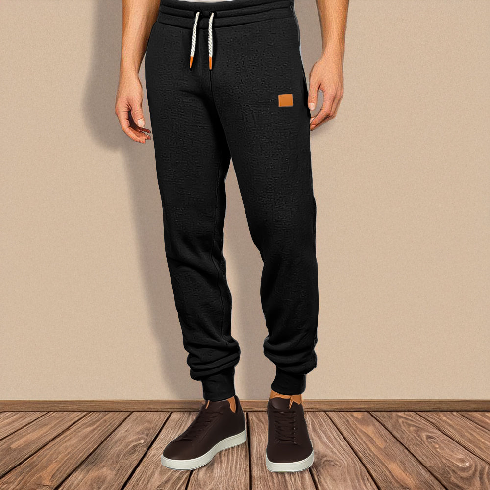 Simon Herre Sweatpants – Ensfarvede Joggingbukser