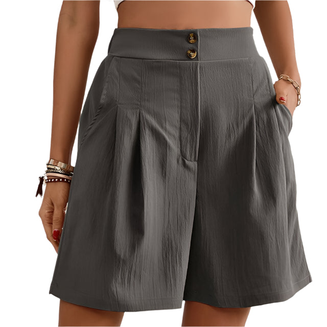 Annelise - Shorts med to knapper