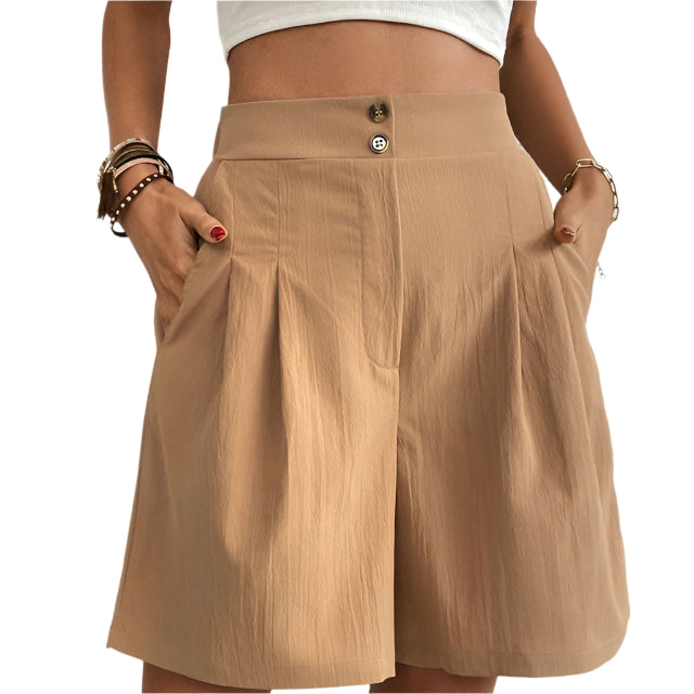 Annelise - Shorts med to knapper