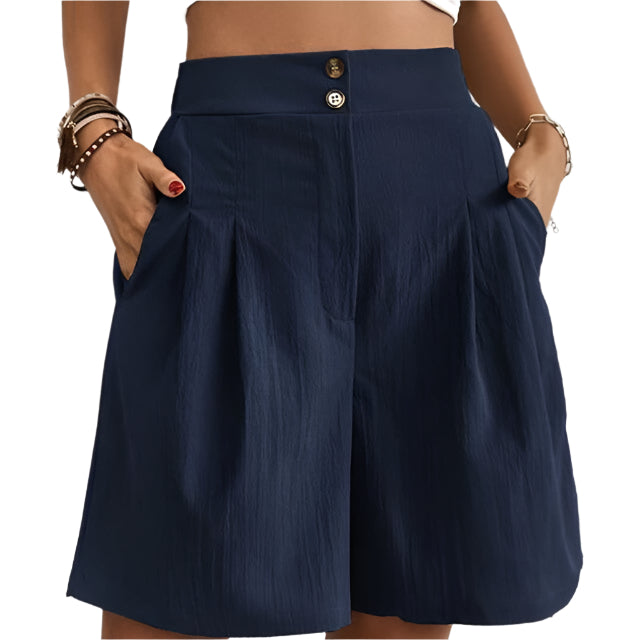 Annelise - Shorts med to knapper