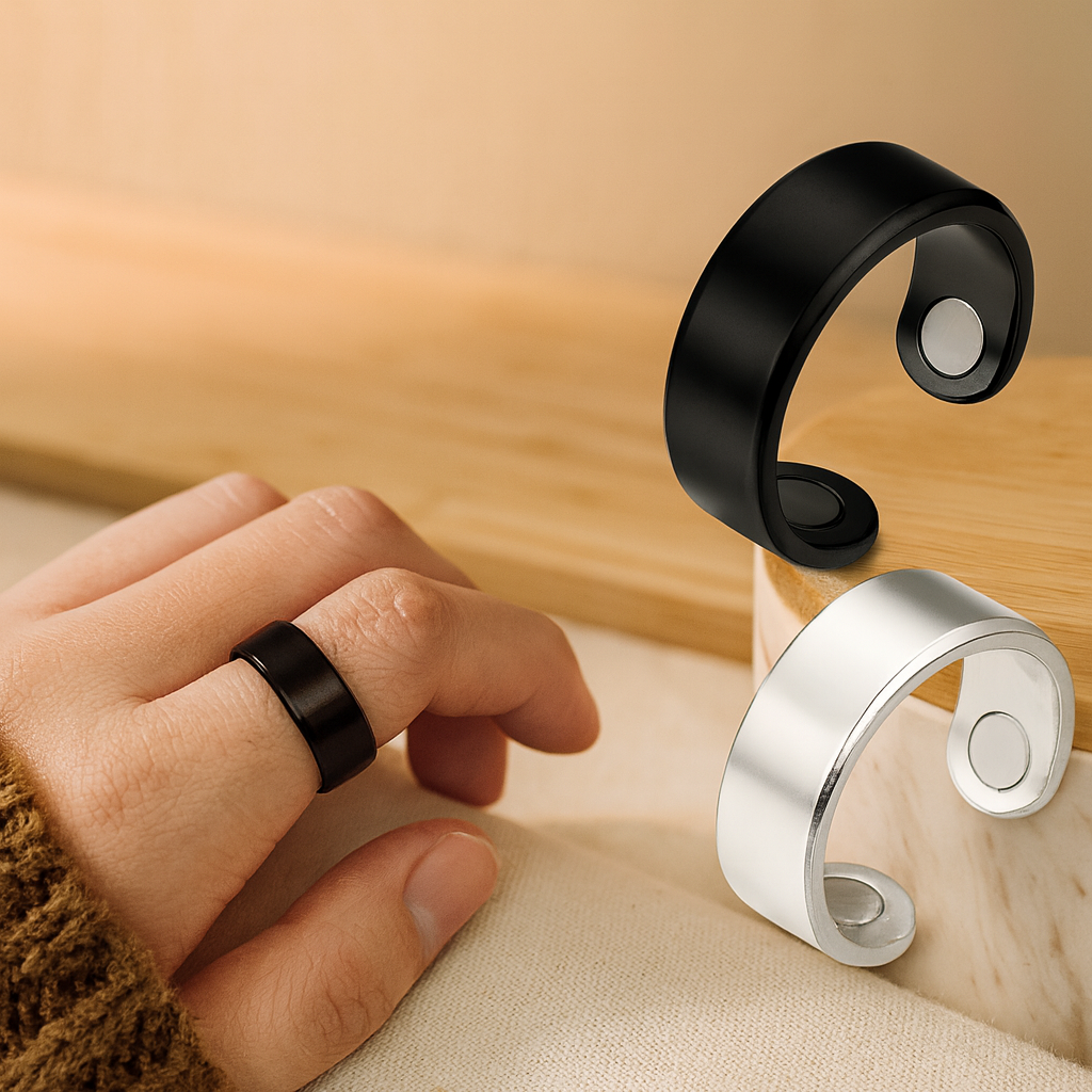 SnoreLessRings | Shiatsu Anti-Hoste Druckring-Set