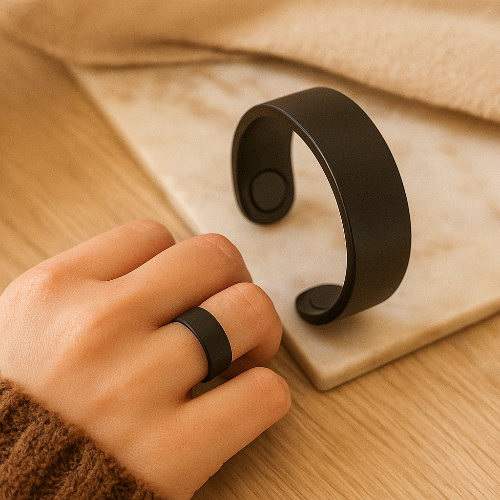 SnoreLessRings | Shiatsu Anti-Hoste Druckring-Set