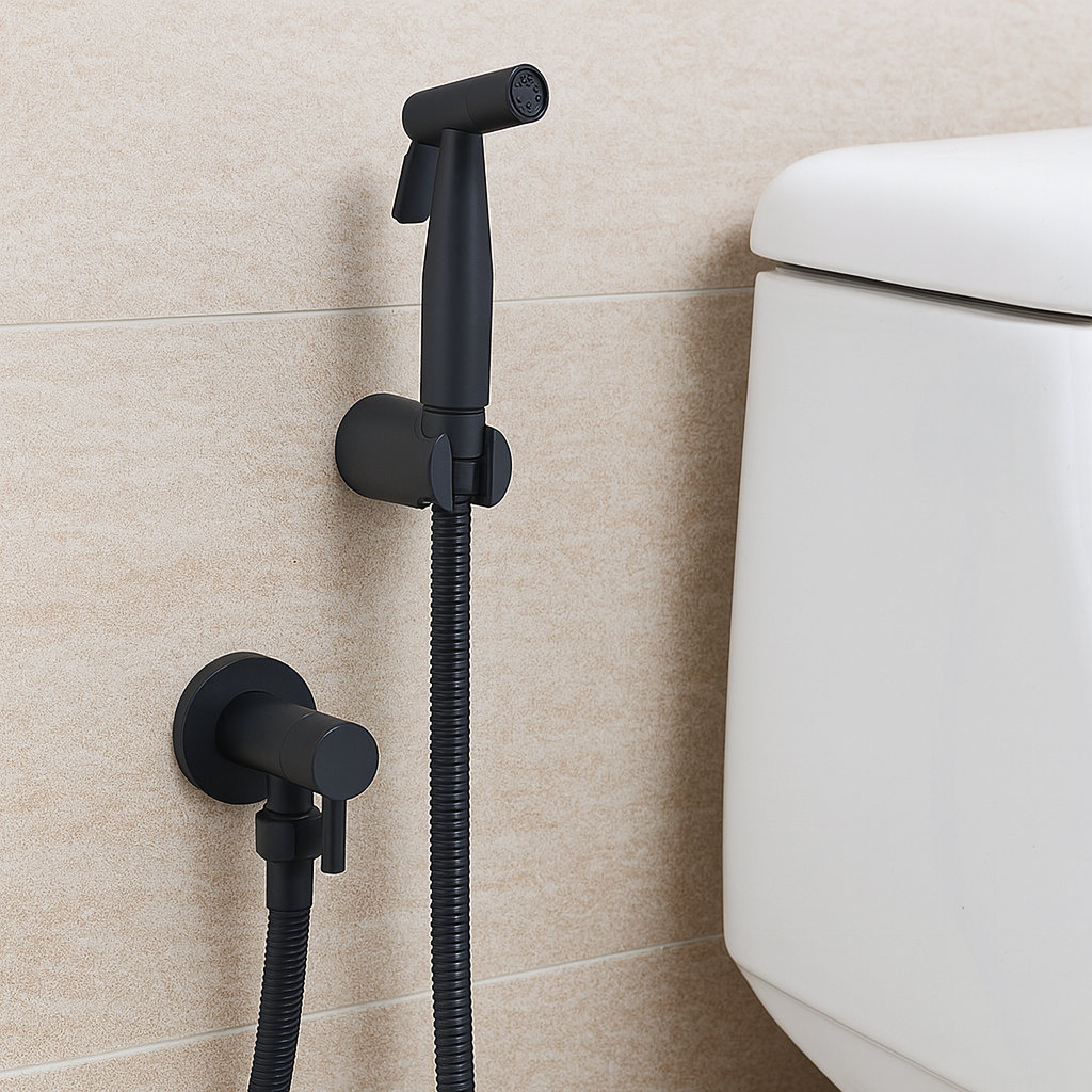 StreamMist | Rustfrit stål bidet-spray med vægmontering