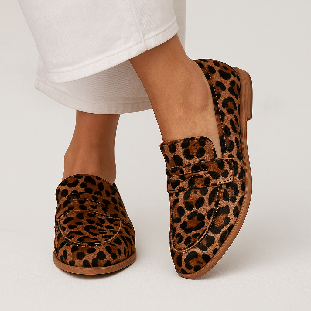 Bløde læder dames Loafer