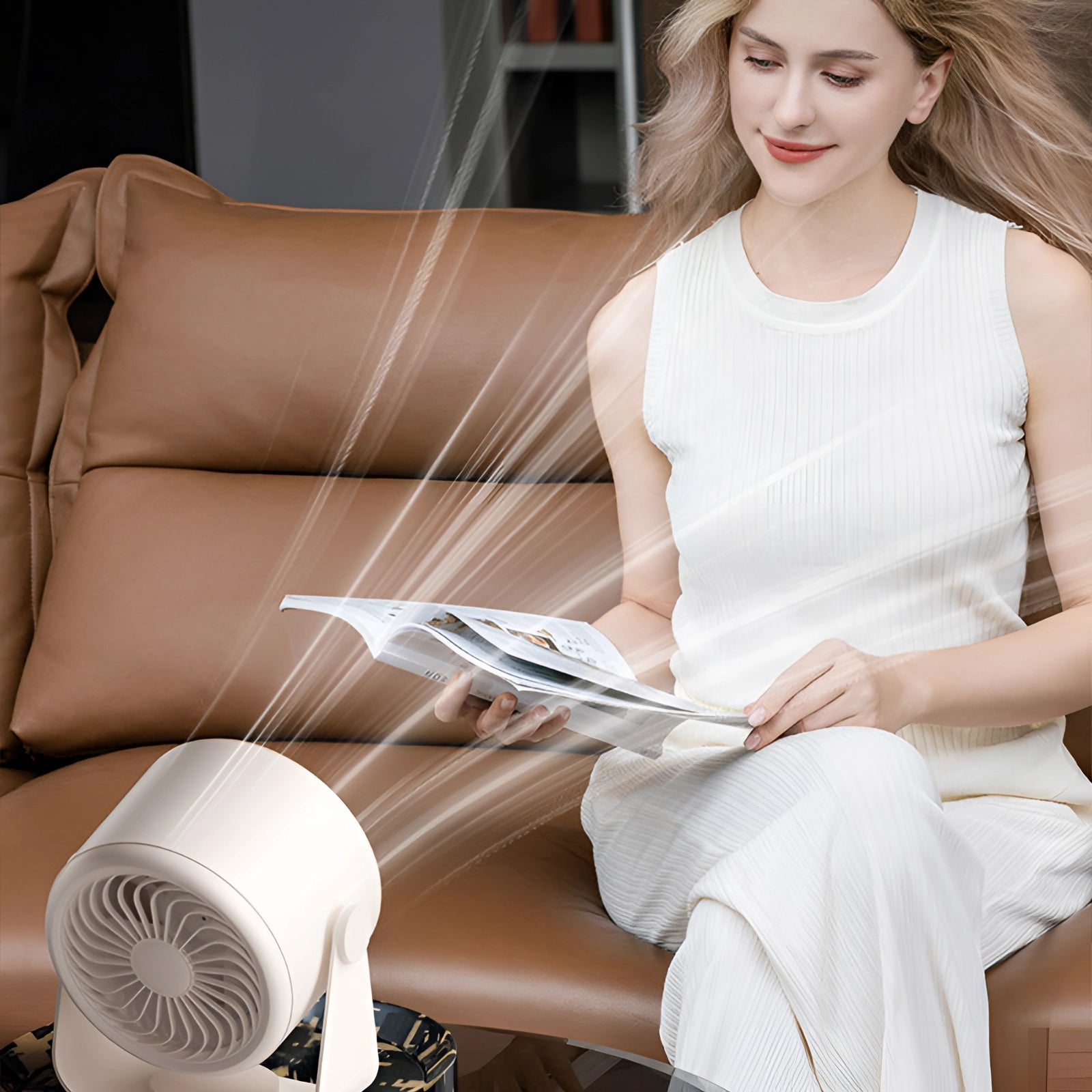 BreezeFlow Bladløse Ventilator – Støjsvag & Energieffektiv Køling