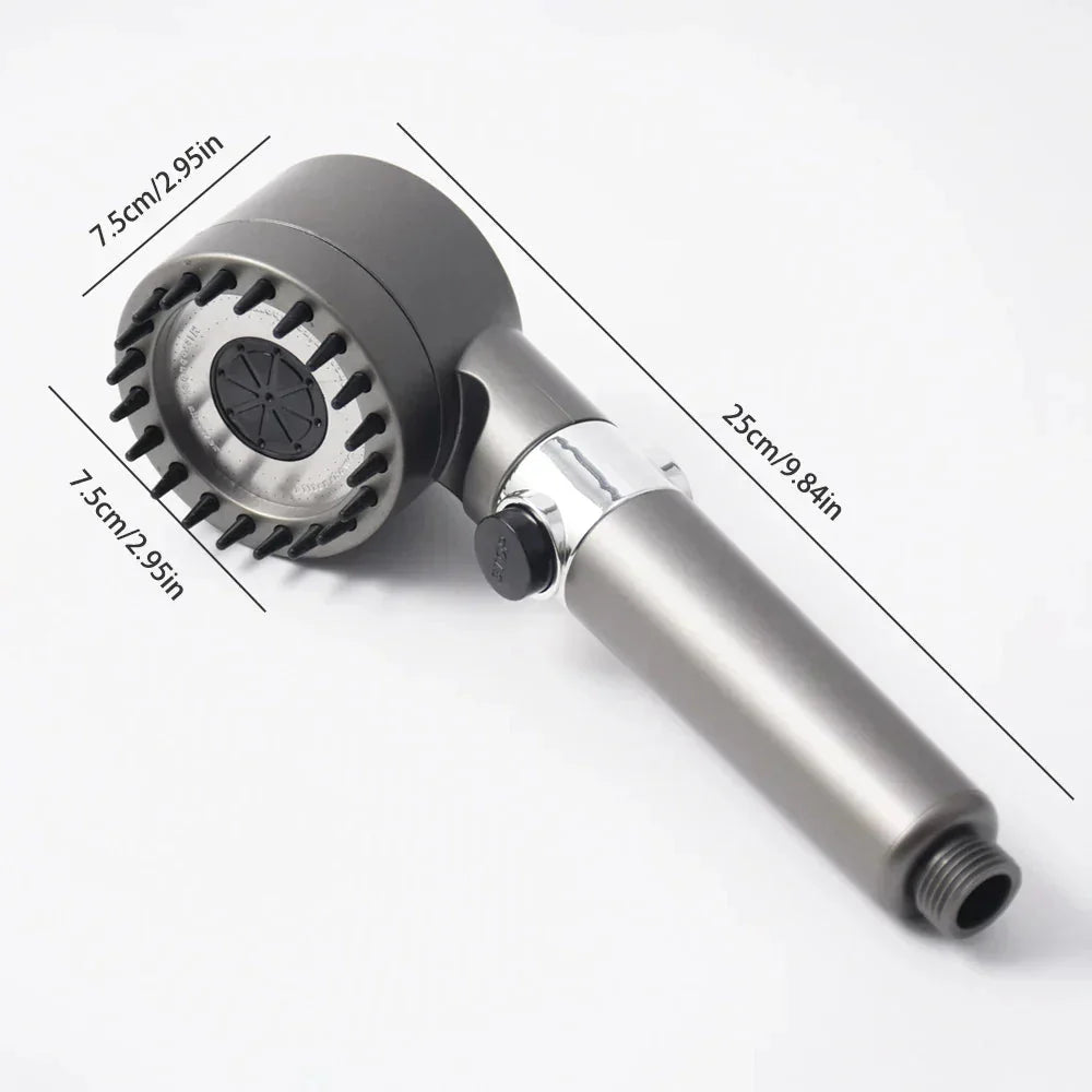 HydroJet Håndholdt Højtryksbruser – Justerbart Flow & Kraftig Stråle