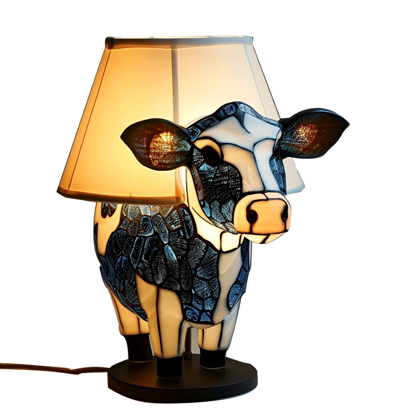 MooGlow Sjov Bordlampe – Dyreinspireret Design til Leg & Hygge