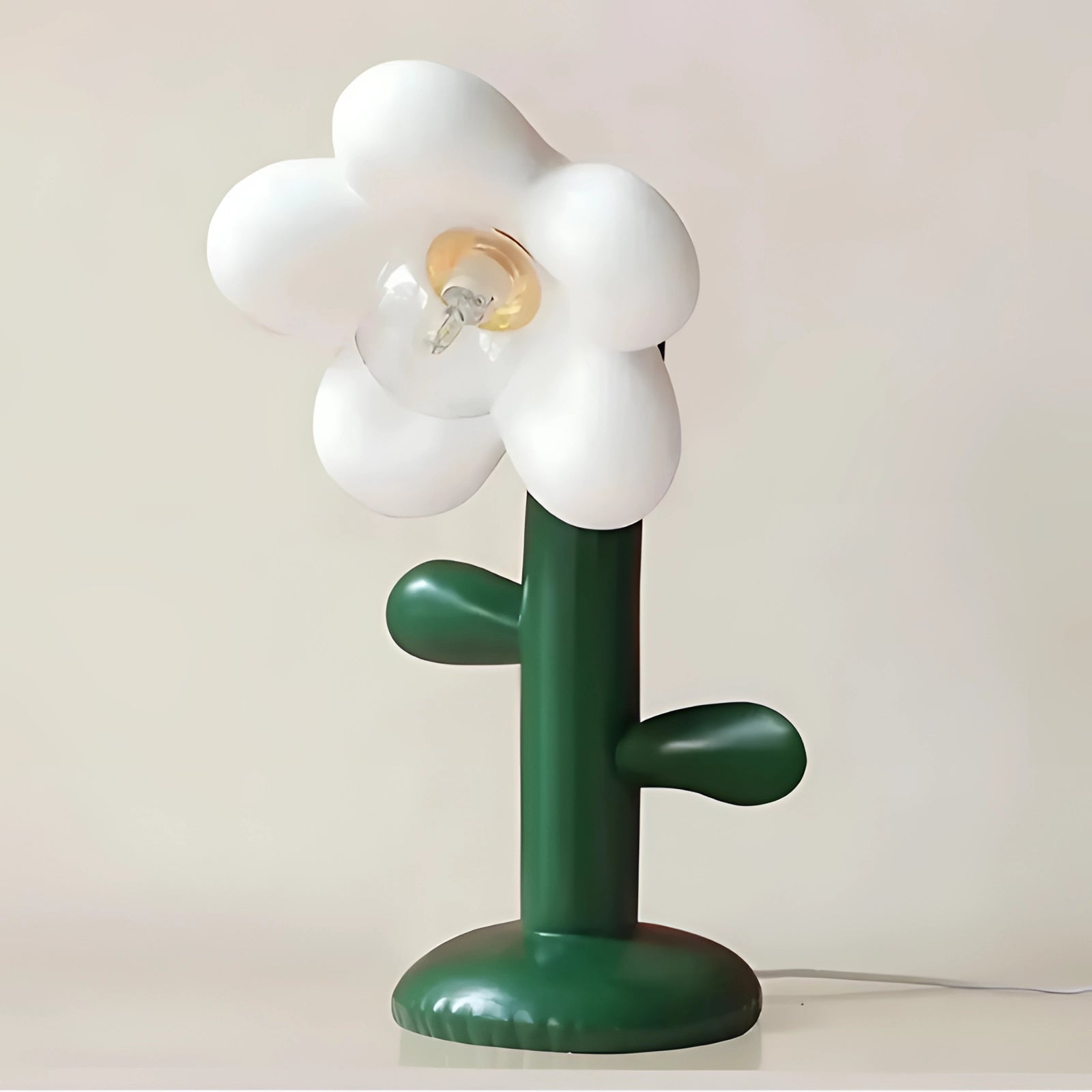 LunaBloom Bordlampe – Elegant Blomsterdesign for en Hyggelig Atmosfære